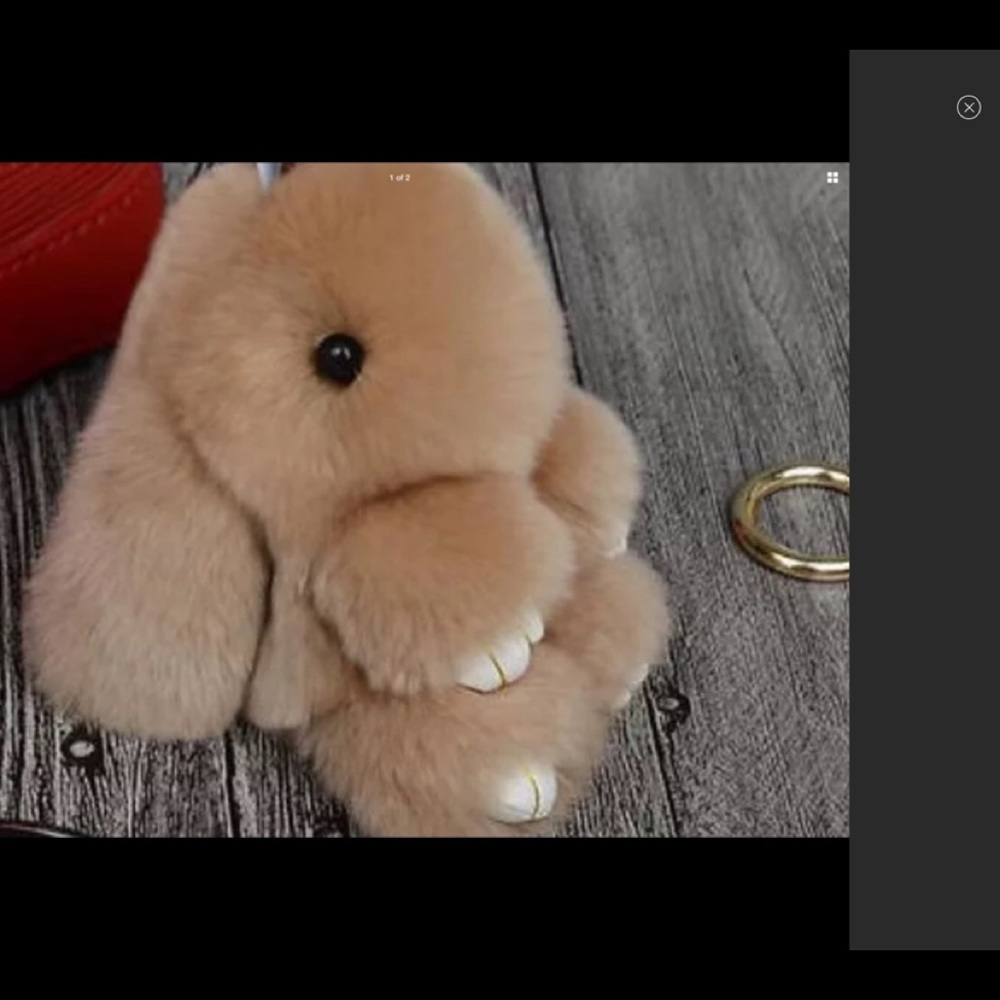 ❇️🎄❇️NWOT Adorable Bunny Purse Keychain, Fob.❇️🎄 - Picture 6 of 8